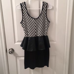 Peplum dress